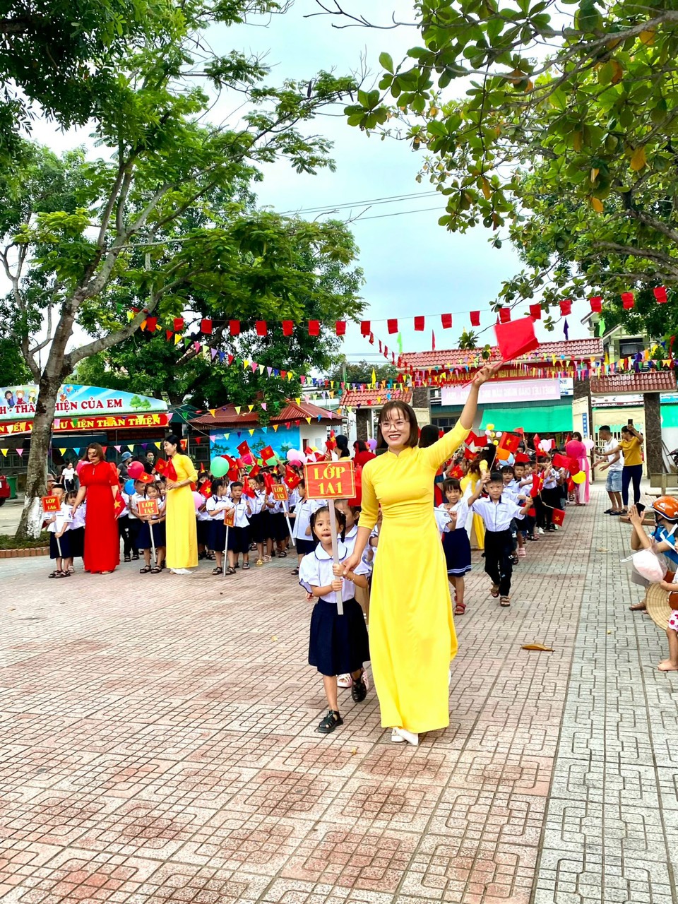 Các nhà trường trên địa bàn xã Quảng Thái đón chào năm học mới 2023-2024