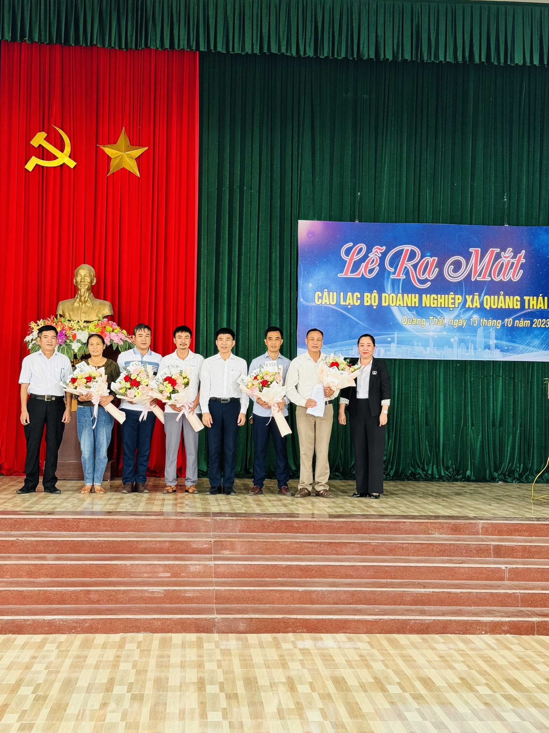 Lễ ra mắt Câu lạc bộ Doanh nghiệp xã Quảng Thái