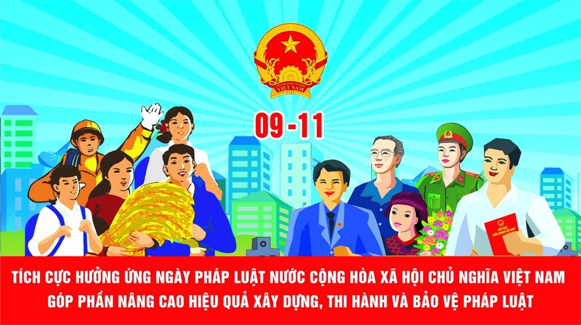 Tuyên truyền Ngày Pháp luật Việt Nam 